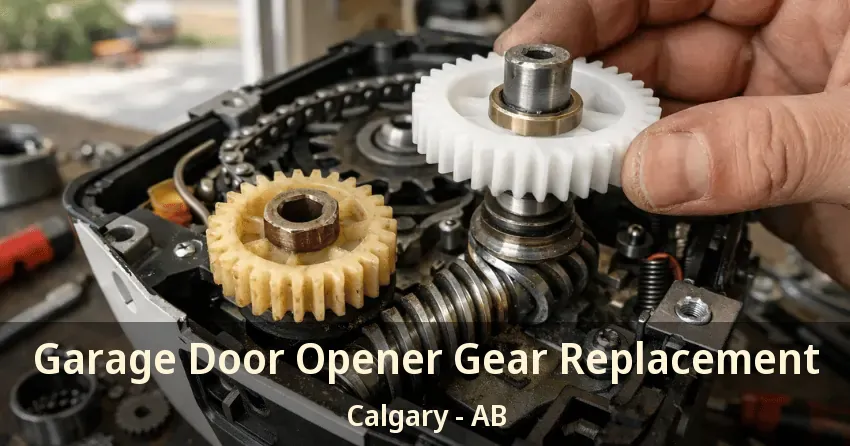 Garage Door Opener Gear Replacement Calgary - AB